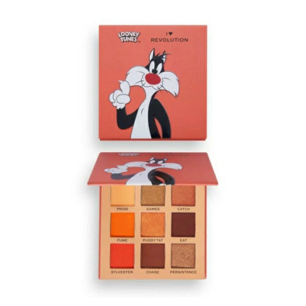 I Heart Revolution‎ x Looney Tunes Sylvester Mini Shadow Palette